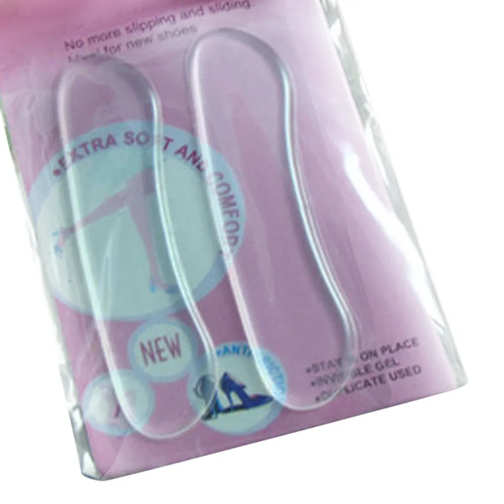 New Silicone Gel Heel Cushion Protector Foot feet Care Shoe Insert Pad Insole Insole Shoes Accessories Insoles For Shoes 1211