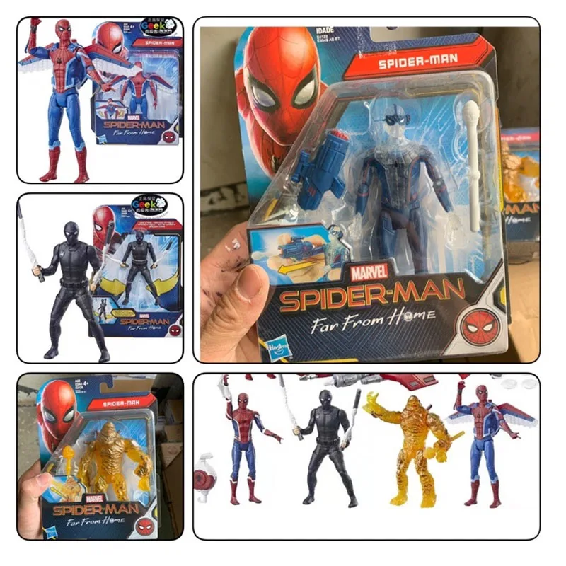 

Marvel Avengers Spider-Man Far From Home Action Figure Captain America Iron Man Hulk Model Toy Collection 6Inch Movable New