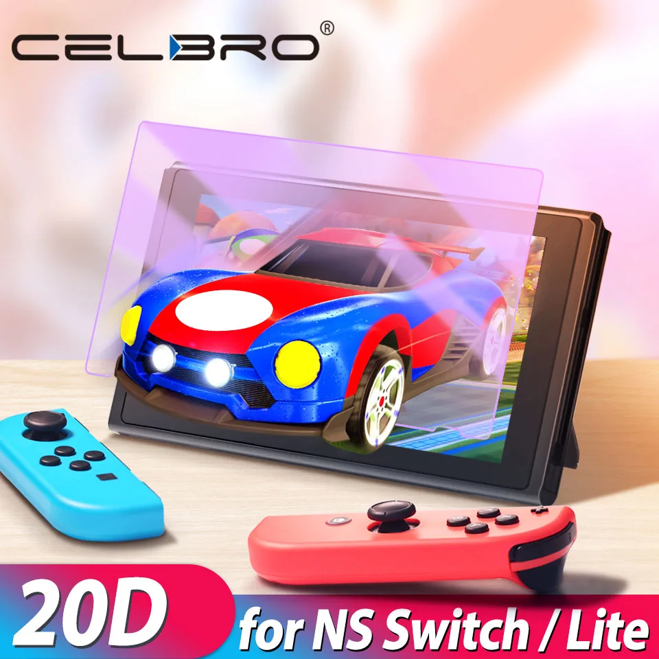 Защитная пленка для экрана, закаленное стекло для nintendo NS Switch Lite, Защитная пленка для экрана 9H - Цвет: 2pc Blue Ray Glass