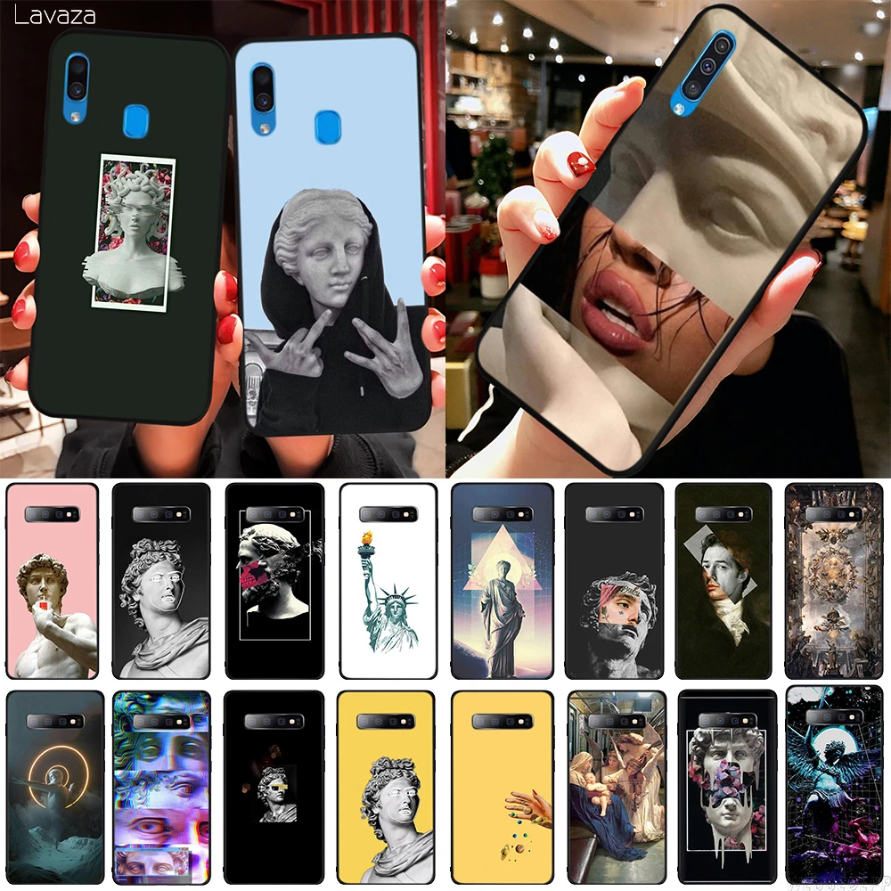 Эстетика желтый картина маслом Camila Cabello губы штукатурка ТПУ чехол для Galaxy Note 10 Plus