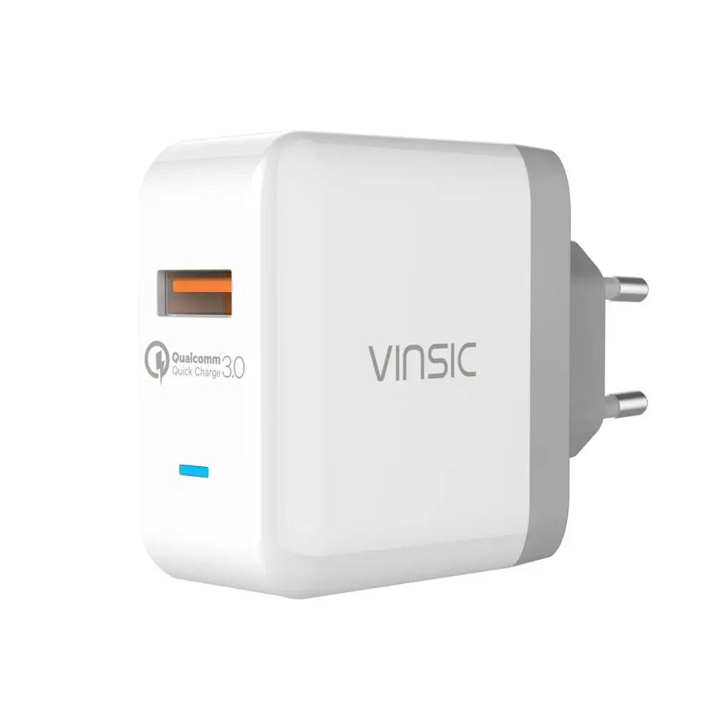 VINSIC USB зарядное устройство quick charge 3 0 для iPhone X 8 7 iPad быстрое настенное Samsung S9 Xiaomi mi
