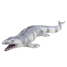 Jurassic Grande Mosasaurus Dinosauro giocattolo Morbido PVC Action Figure Dipinta A Mano Animale Modello Collezione di Giocattoli Dinosauro Per I Bambini