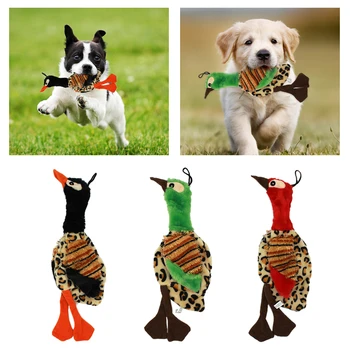 

Bird Shape Dog Squeaky Toy Puppy Cat Chew Toy Stuffed Squeaking Sound Toy For Dog Cat Pet Teeth Cleaner Dog Training Toys