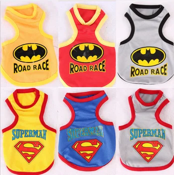 

DogBaby Spring Summer Dog Vest Small Dogs T-shirt Batman Pet Clothes For Puppy Shirt S-XXL Free Shipping