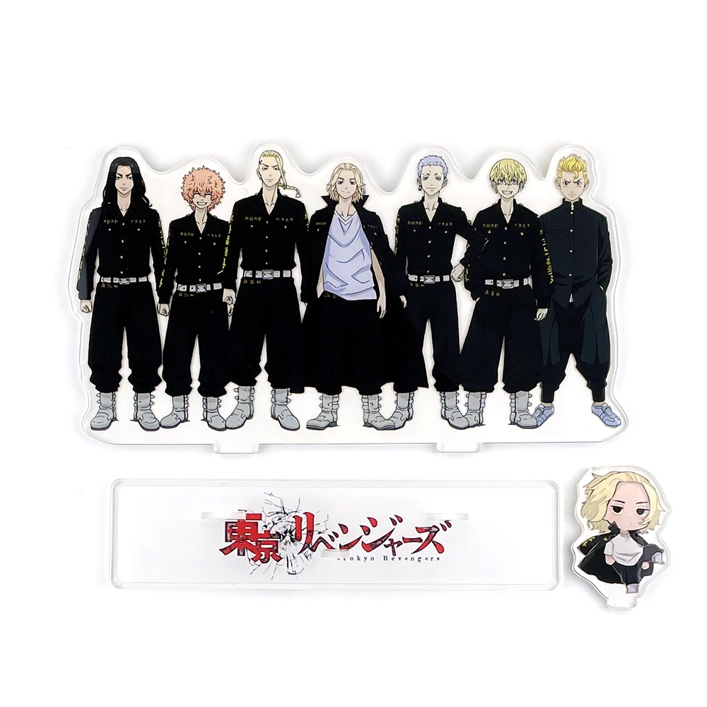 

BIG SIZE Tokyo Revengers group Hayashi Suzuki Shin Karino Mitsuya Baji acrylic standee figurines desk decoration cake topper