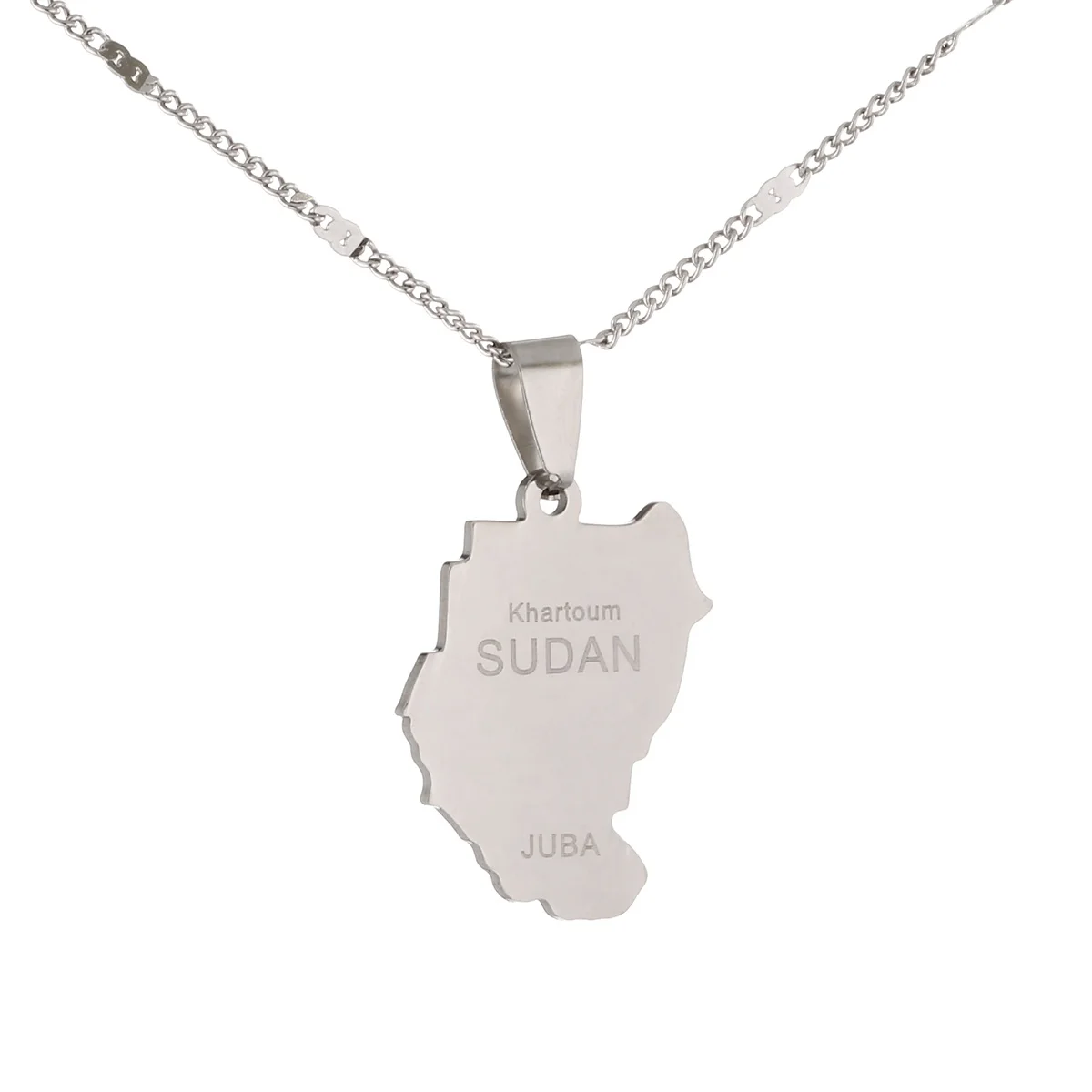 Original Sudan Pendant Necklaces Gold Color Map Jewelry African | Украшения и аксессуары