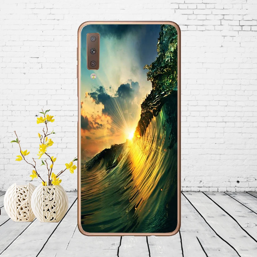 K7 Чехол для samsung Galaxy A7 силиконовый чехол для телефона с принтом чехол-накладка на заднюю крышку для samsung A7 A750 A750F 6,0 дюймов - Цвет: K7