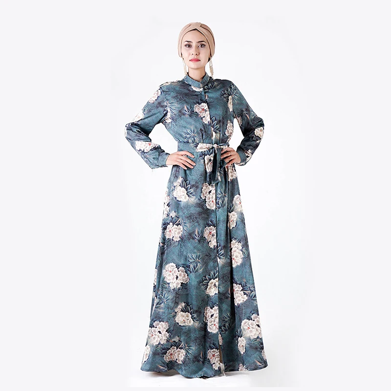 Дубай абаи турецкие платья Хиджаб мусульманское платье Исламская одежда Абая для женщин Кафтан халат Musulmane Femme Djellaba