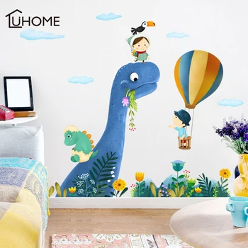 

Large Dinosaur Park Wall Sticker for Kids Room Removable Vinyl Nursery Art Decals PVC Poster CartoonWall Stickers Home Decor