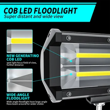 

Lamp Work Light Replacement Set Car Truck Super bright Spotlight 6000K