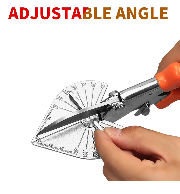 

Multi-function angle right angle cutting U-shaped edge banding cutting line slot woodworking scissors hand tools
