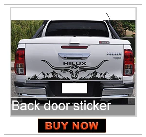 fit for TOYOTA HILUX revo or vigo 2015 2016 2017 2018 2019 car decals back door dirty marks graphic Vinyl cool car stickers fit for TOYOTA HILUX revo or vigo 2015 2016 2017 2018 2019 car decals back door dirty marks graphic Vinyl cool car stickers