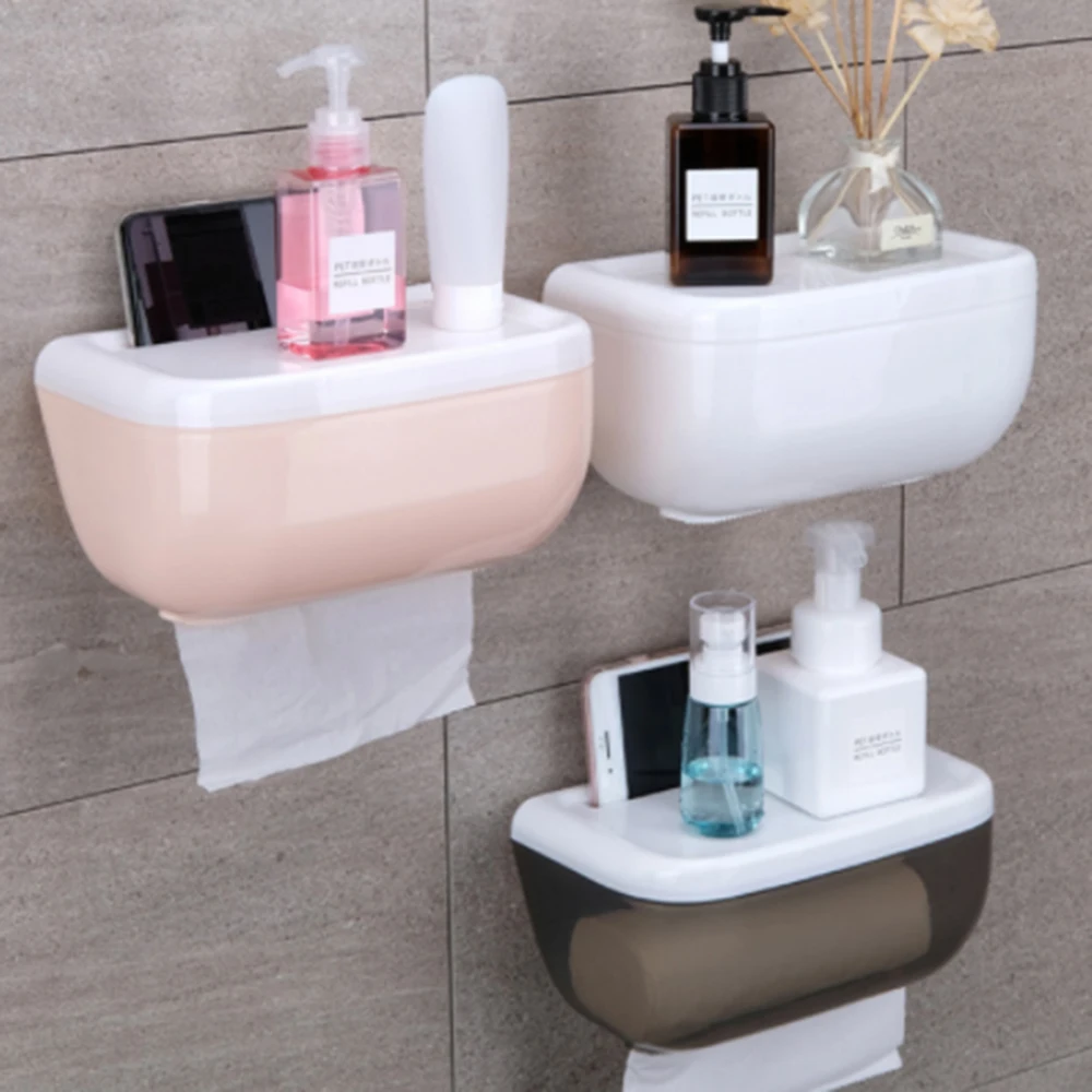 

Toilet Paper Holder For Toilet Paper Waterproof Towel Holder Bathroom Storage Box Toilet Roll Holder Bathroom Accessories