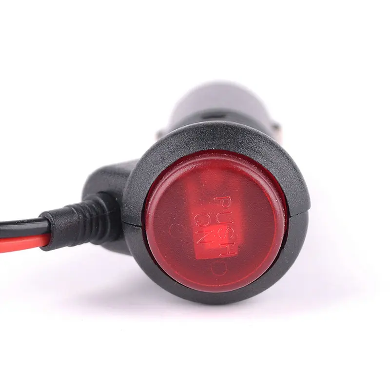 Car Cigarette Lighter Power Supply Cord Connector With Switch for 12V-24V LED Lights Decorative Dome | Автомобили и мотоциклы