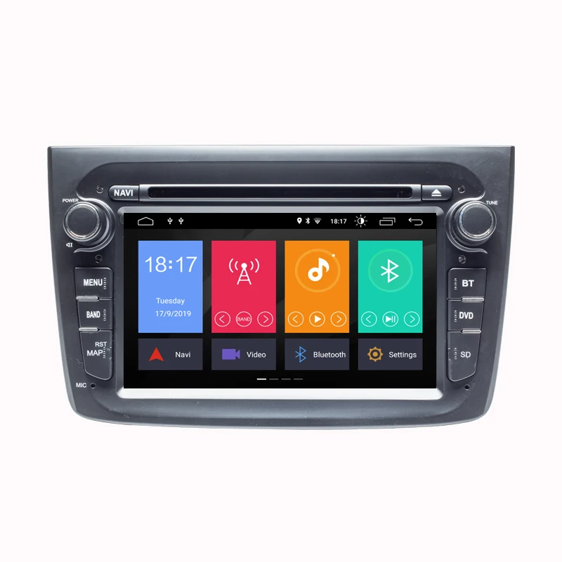 Android9.0 2G 3 2G B 1 Din автомобильный DVD для Alfa Romeo MITO автомобильный Радио gps для Romeo dvd android9.0 1din canbus