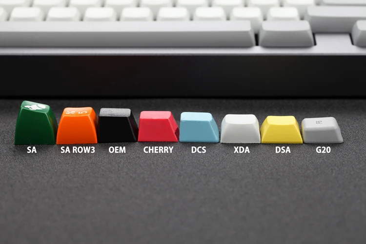 grosso pbt cherry perfil tampões chaves para