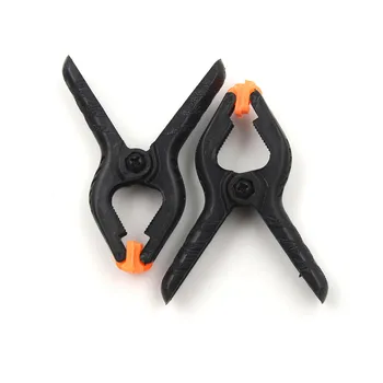 

New 6pcs/set Micro Toggle Clamps Spring Clips Plastic Nylon DIY Woodworking Spring Clamps for Photo Studio Background Clamp 6.5c