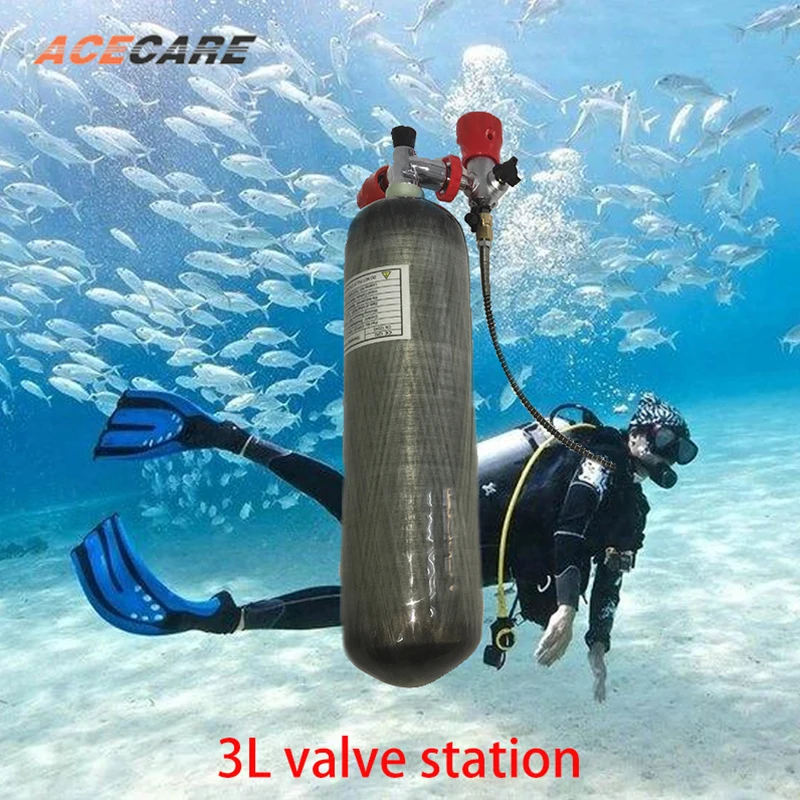 AC103 Pcp Condor Paintball Diving Tank 2.17L/3L/6.8L High Pressure Cylinder 4500 Psi Rifle Compressed Air Gas Station Balloon