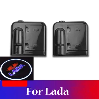 

2 Pieces LED Car Door Light For Lada Granta Kalina 2 Largus Priora Niva Samara Vaz Signet 4x4 Xray 2110 2109 2107 2106