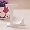 Creative Thick Wooden White Letters Alphabet Wedding Party Birthday Home Decorations Crafts Arts Personalised Name Design - Image 3