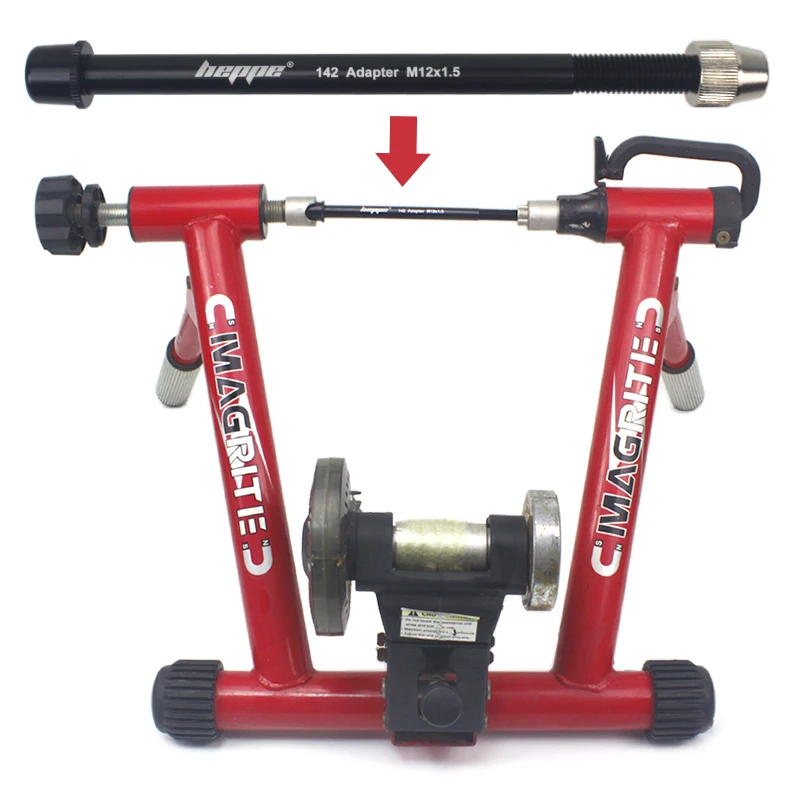 Adattatore Thru Axle Per Trainer Bici - Lega Alluminio, Compatibile 142-148mm Boost - Foto 9