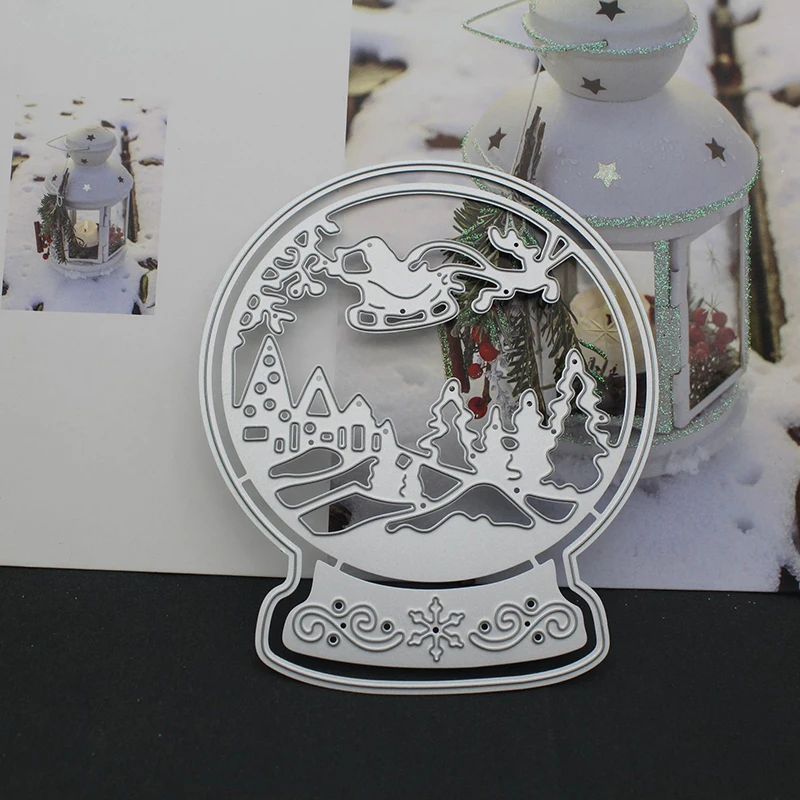 Christmas Dream Crystal Ball Metal Cutting Dies 2020 For Craft Dies Scrapbooking For Snow Album Embossing Paper Stencil Decor|Cutting Dies| - AliExpress