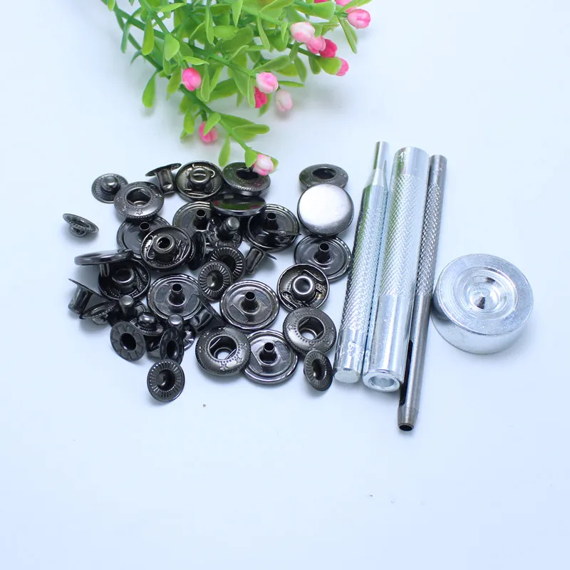 10/14/18mm Magnetic Snap Magnet Buttons Metal Fasteners Clasps for Bag  Handbag Purse Sewing Leather Hardware Accessories 50 Sets