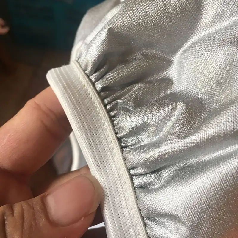 Гладильная доска с хлопковым покрытием серебряная и высокотемпературная