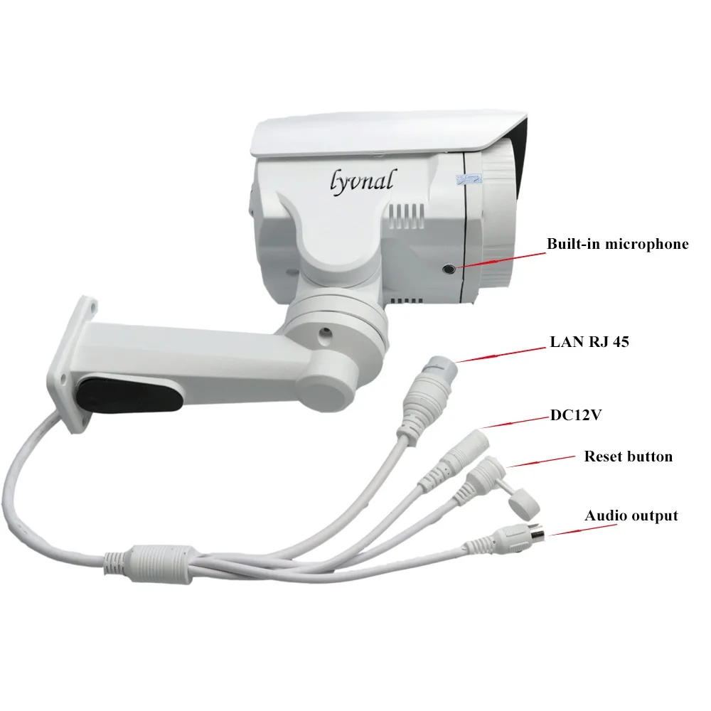 IP камера LYVNAL H.265 SONY 1080P PTZ 5 МП слот для SD TF карты|Камеры видеонаблюдения| |