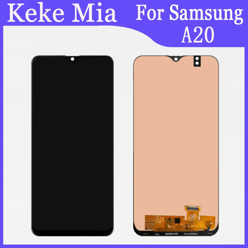 

6.4'' inch LCD For Samsung A20 A205 SM-A205F A205FN Display LCD Screen A205GN A205S A205YN Display LCD Screen Digitizer Assembly
