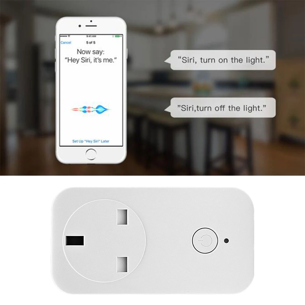Wi Fi переключатель Smart Home для Apple Homekit Vstarcam умная розетка fr ALexa Echo Google адаптер ЕС США
