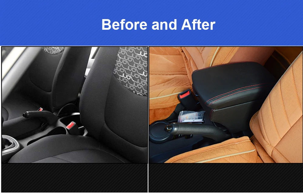 Для Kia Soul 2010 2011 2012 2013 Кожаные детали салона автомобиля Центральная консоль