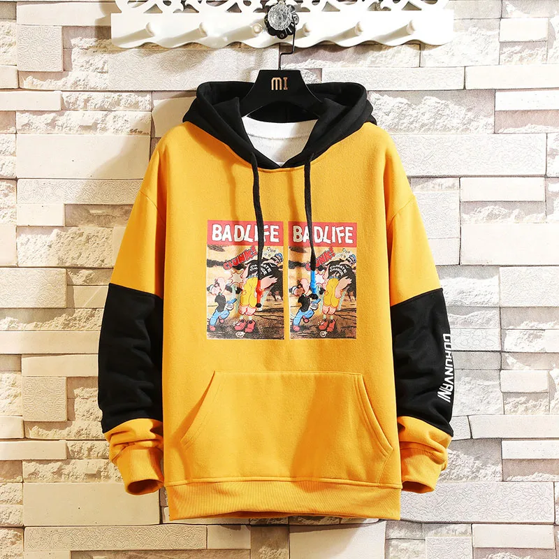 

Hot Autumn And Winter Men's Cotton Hoodies Casual Fashion Large Size Jacket Men's High Quality Street Social Hoodies