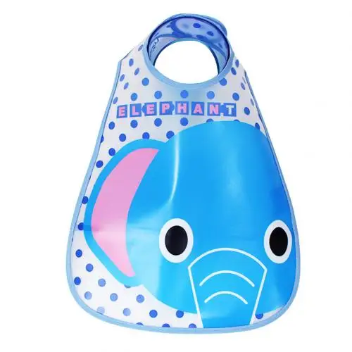 Blue Face Elephant Детский нагрудник с мультяшным животным водонепроницаемый нагрудник детский эва слюнявчик полотенце Аксессуары для кормления - Цвет: Blue Face Elephant