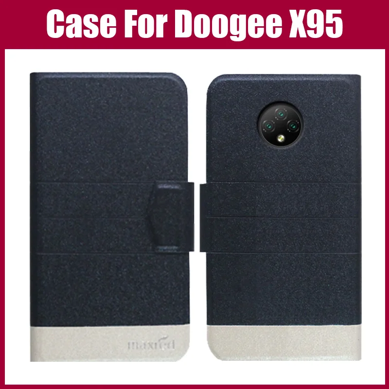 Горячая распродажа! Чехол Doogee X95 роскошный Ультратонкий кожаный чехол книжка 5