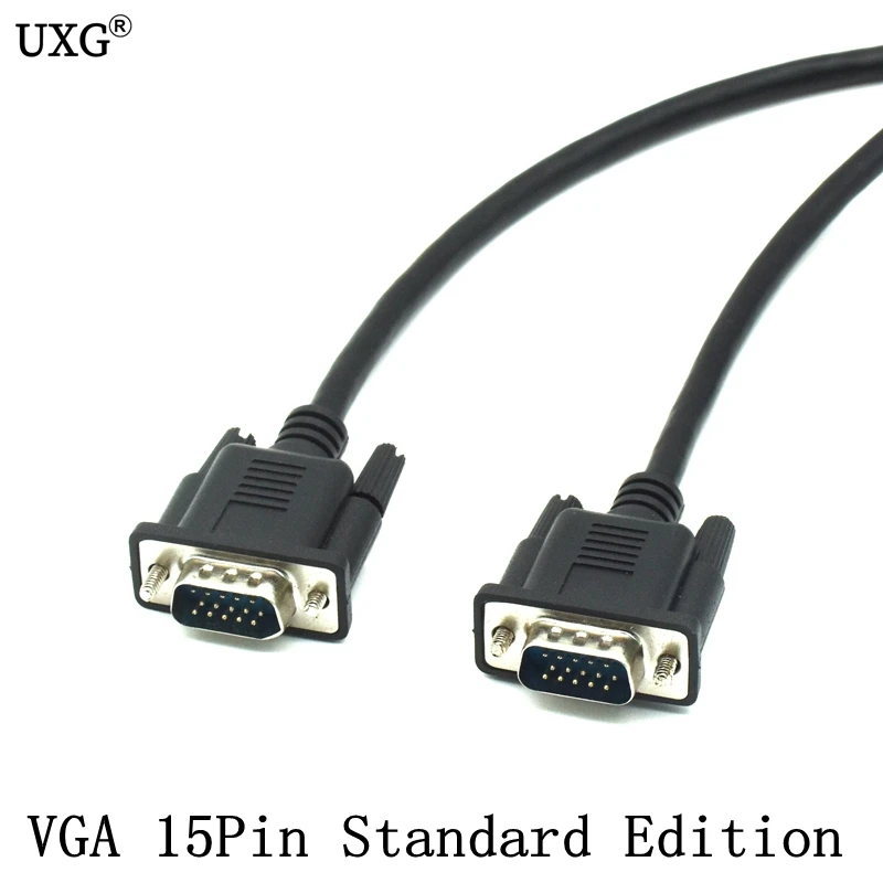 Короткий видеокабель 15Pin VGA 15P D-Sub со штыревыми соединителями кабель типа