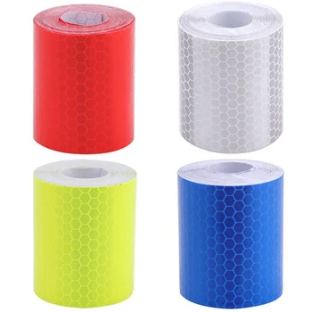 

Newbee 5*100cm Safety Reflective Strip Sticker Car-Styling Self Adhesive Warning Tape Automobile Motorcycle Film Baby Car Decal