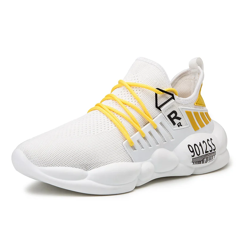 Newest Ultras Stability Men Running Shoes Harden Vol 4.0 Sports Sneakers Massage Breathable Nite Jogger Boost Kanye 350 Trainers - Цвет: Цвет: желтый