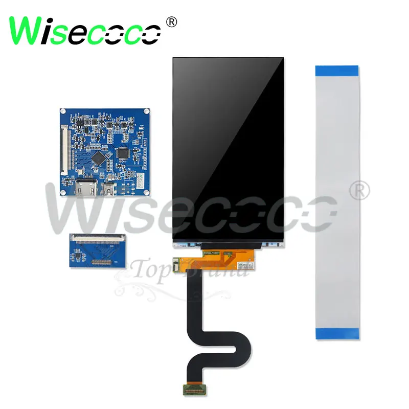 wisecoco 6.3 inch 1440*2560 no backlight  IPS LCD screen  for 3D printer projector LS063R1SX01