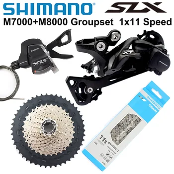 

SHIMANO SLX M7000 Groupset 1x11 Speed Mountain Bike Contains Shift Lever RD M8000 Rear Dearilleur Cassette Chain 11S