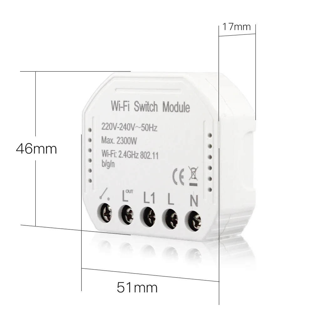 Wifi умное освещение переключатель DIY выключатель модуль приложение дистанционное управление Wifi скрытый умный переключатель бытовой Интеллектуальный переключатель