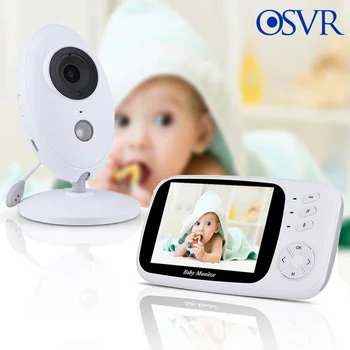 

XF-808 Baby Monitor Baby Phone 3.5 inch Digital Video surveillance Audio Music Infant Camera Nanny Monitor Temperature Sensor