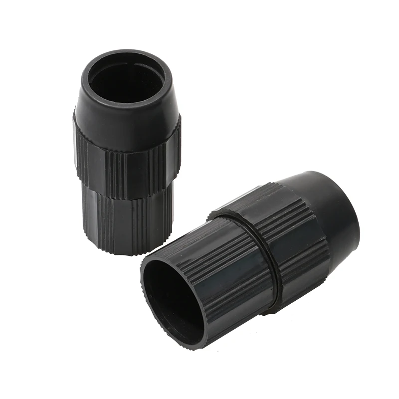 2PCS Plastic Telescopic Tube Connector Dip Net Pole Telescoping Pipe