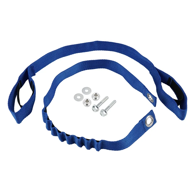 Front Rear Holding Strap Lift Handle Tear-Resistant For KTM 125-450 SX SX-F 2019-2022 EXC EXC-F XC XC-F XC-W TPI SIX DAYS 20-22 Blue