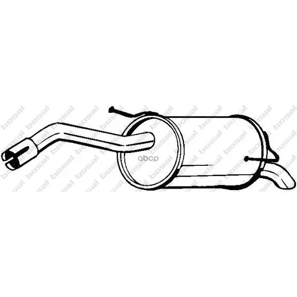 Глушитель Основной Nissan Micra/Note 1.2i/1.4i 16v 05 Bosal арт. 145125