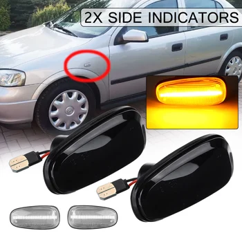 

Pair Signal Lamp Led Side Marker Light Side Indicator 12V Panel Lamp Side Repeater for Opel for Zafira A 99-05 Astra G 98-09