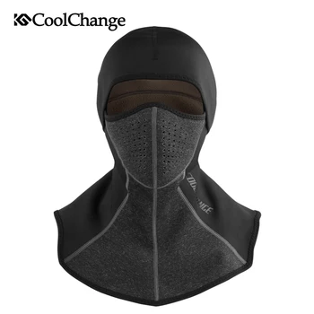 

CoolChange Winter Cycling Cap Fleece Thermal Keep Warm Windproof Face Mask Bicycle Skiing Hat Cold Headwear Bike Face Mask Scarf