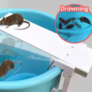 

Wooden Continuous Mouse Capture Plank Trap Catcher Rodent Mice Control Pest Auto