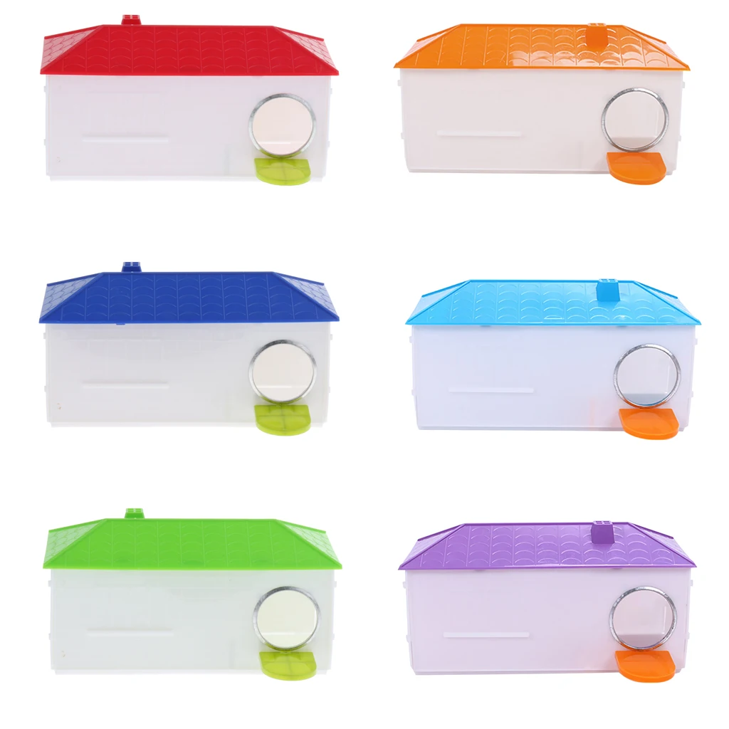 Small Cage Plastic House Breeding Box Nest For Bird Parrot Cockatiel Small Bird Supplies