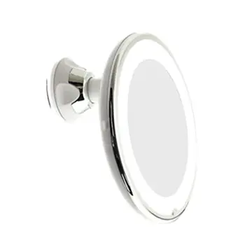 

10x Makeup Mirror with LED Lights Cosmetic Magnification Mirrors with Gooseneck GXMC